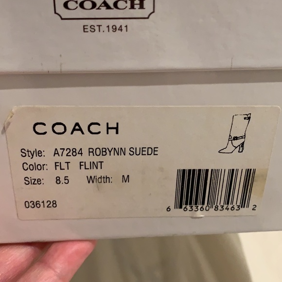 Coach Robyn suede boots - Picture 4 of 8